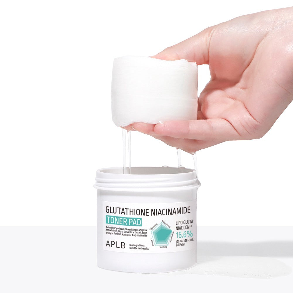 GLUTATHIONE NIACINAMIDE TONER PAD