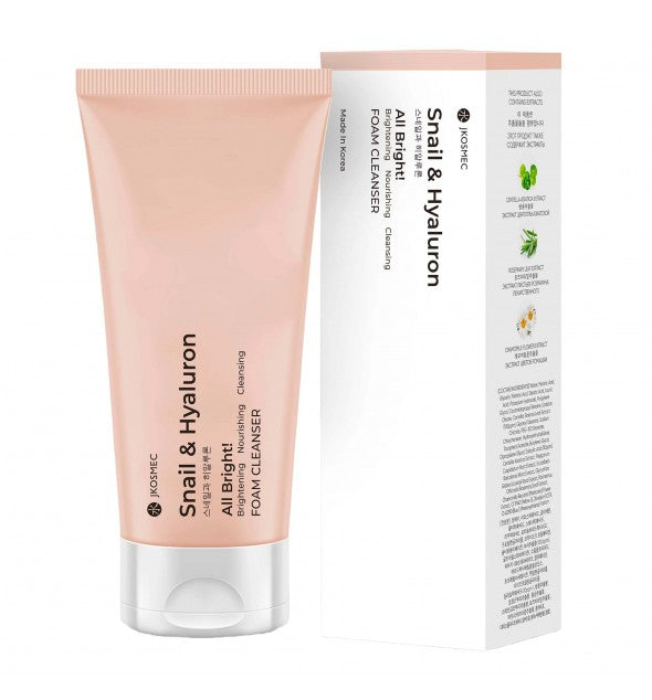 ALL BRIGHT SNAIL AND HYALURON FOAM CLEANSER